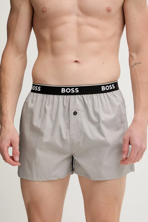BOSS bokserki bawełniane 2-pack kolor czarny 50545913