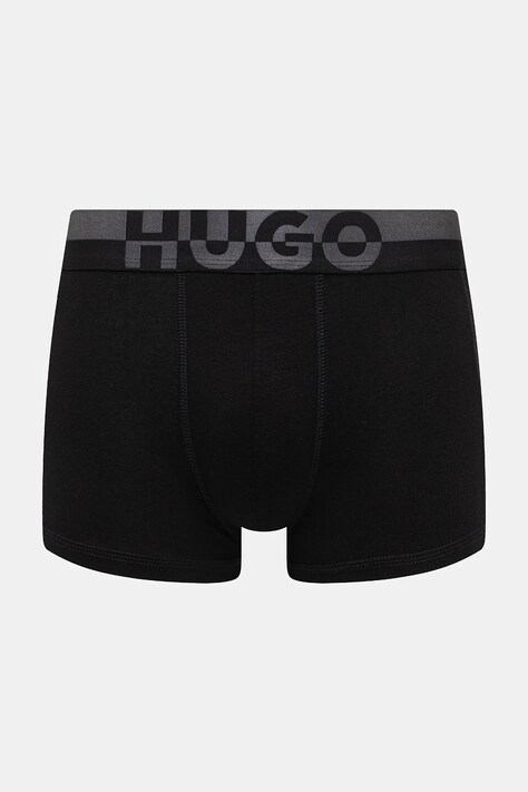 Боксери HUGO 3-pack TRUNK TR. SPLIT LOGO — AW25-BIM01S, чорний — фото 3