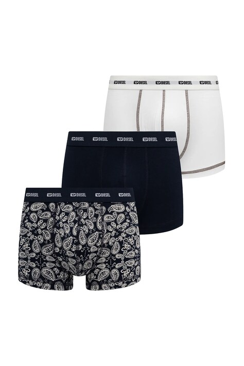 Diesel bokserki DAMIEN-UTLT-3PACK BOXER 3-pack kolor granatowy A17832.0AJFE