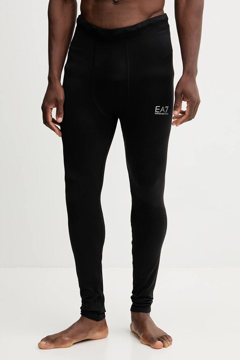 Ισοθερμικό κολάν EA7 Emporio Armani χρώμα: μαύρο, AF17765.7M000652