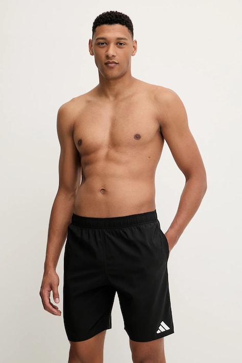 Plavkové šortky adidas Performance Essentials čierna farba, JX2666