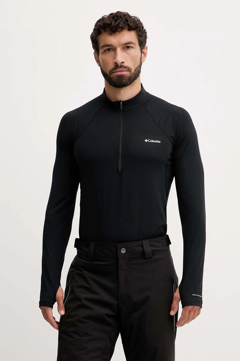 Columbia longsleeve funkcyjny kolor czarny 1638571
