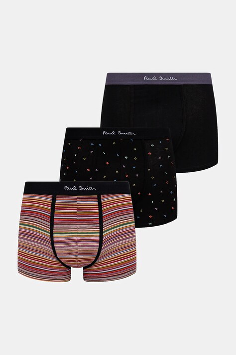 Paul Smith boxeri 3-pack culoarea negru, M1A-914-T3PK78