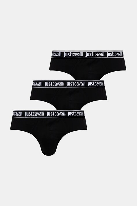 Just Cavalli slipy 3-pack kolor czarny 79OAJU01 CJUT2
