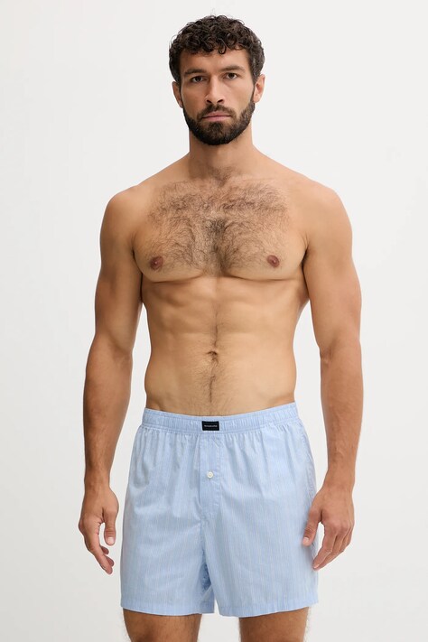 Abercrombie & Fitch bokserki 3-pack kolor niebieski KI114-5039-220