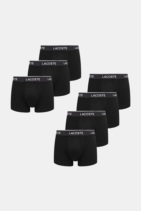 Lacoste bokserki 7-pack kolor czarny 5H2385