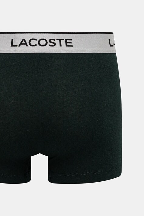 Lacoste облягаючі боксери чоловічі з бавовною 3 шт — AW25-BIM04F, чорний — фото 7