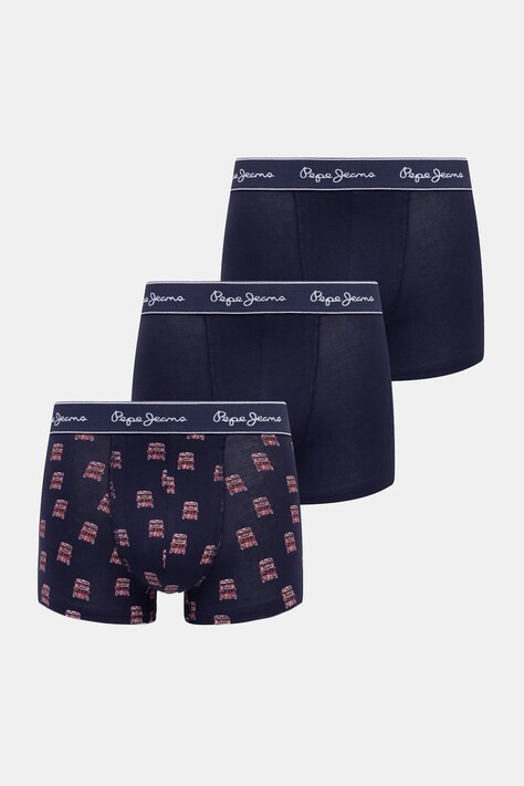 Боксерки Pepe Jeans (3 чифта) в тъмносиньо PMU11188