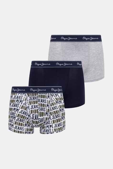 Боксерки Pepe Jeans (3 чифта) в тъмносиньо PMU11194