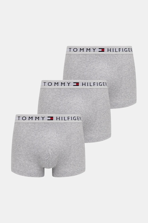 Boxerky Tommy Hilfiger 3-pak šedá farba, UM0UM03622