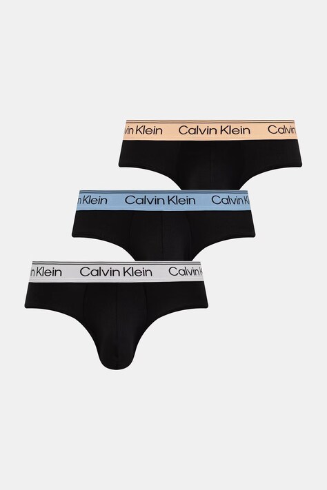 Calvin Klein Underwear slipi pachet de 3 negri LV00NB4408