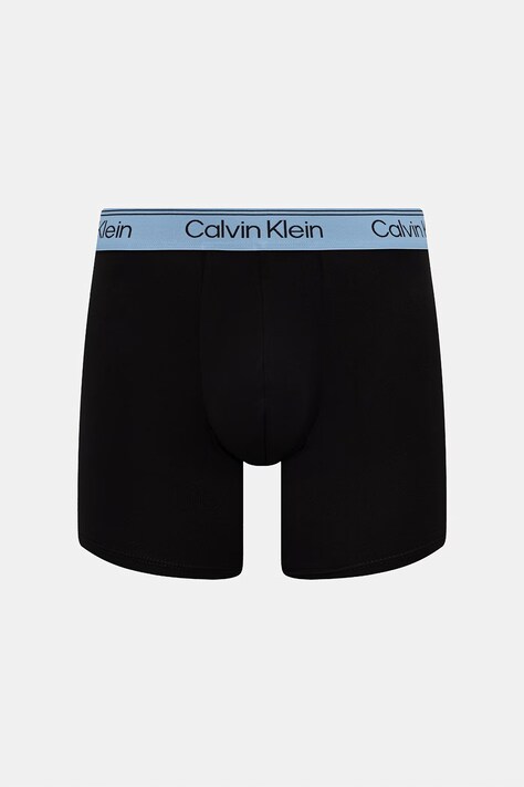 Calvin Klein Underwear oprijete boksarice moške paket 3 kosov črne LV00NB4410