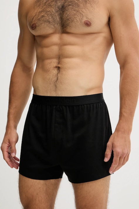 Kratki donji dio pidžame Calvin Klein Underwear za muškarce, boja: crna, bez uzorka, 000NM2443A