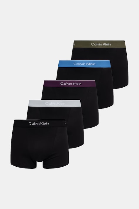 Calvin Klein Underwear bokserice za muškarce od pamuka s elastanom 5-pack crne LV00NB4437