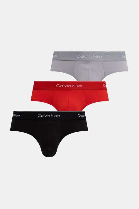 Calvin Klein Underwear slipy 3-pack kolor czerwony LV00NB4563