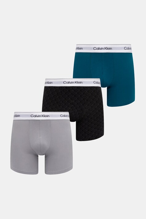 Боксери Calvin Klein Underwear 3-pack колір бірюзовий LV00NB4567