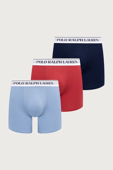 Polo Ralph Lauren Boksarice moške bombažne z elastanom paket 3 kosov črne 714830300