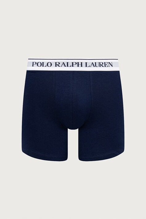 Polo Ralph Lauren боксери чоловічі бавовняні з еластаном 3 шт — AW25-BIM07B, темно-синій — фото 4