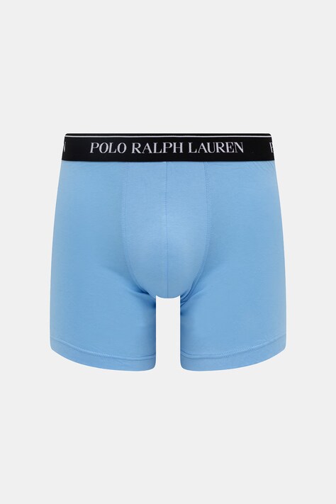 Polo Ralph Lauren боксери чоловічі бавовняні з еластаном 3 шт — AW25-BIM07B, чорний — фото 3