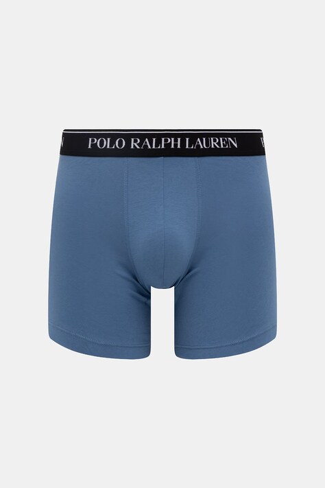 Polo Ralph Lauren боксери чоловічі бавовняні з еластаном 3 шт — AW25-BIM07B, чорний — фото 4