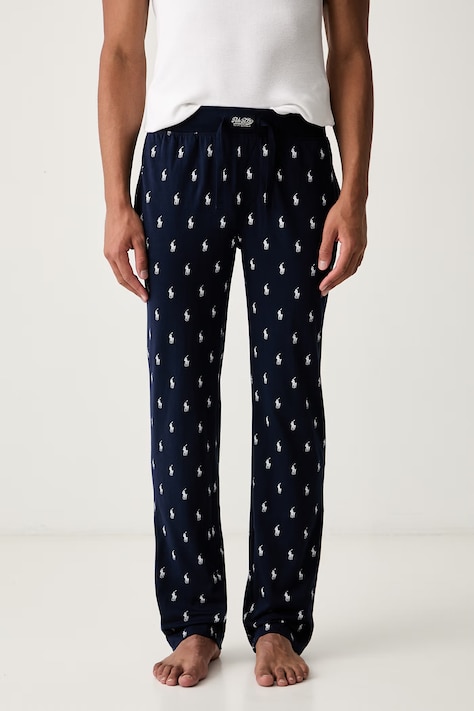 Polo Ralph Lauren pizsama alsó férfi pamut sötétkék 714899514