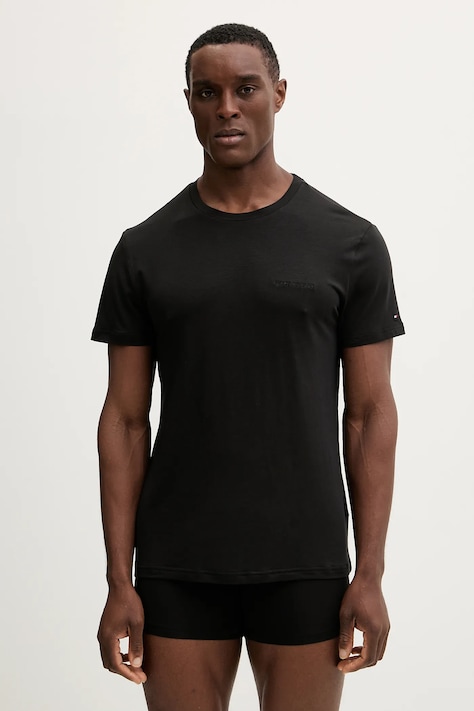 Tommy Hilfiger piżama męska kolor czarny gładka UM0UM03632