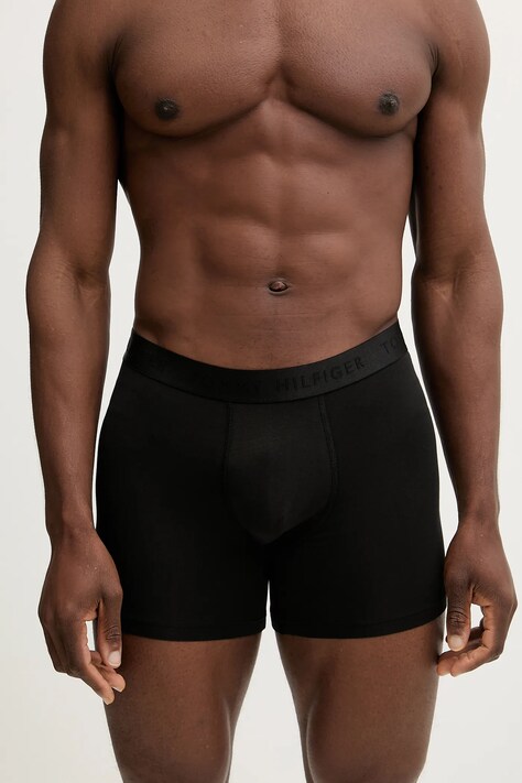 Tommy Hilfiger piżama męska kolor czarny gładka UM0UM03632