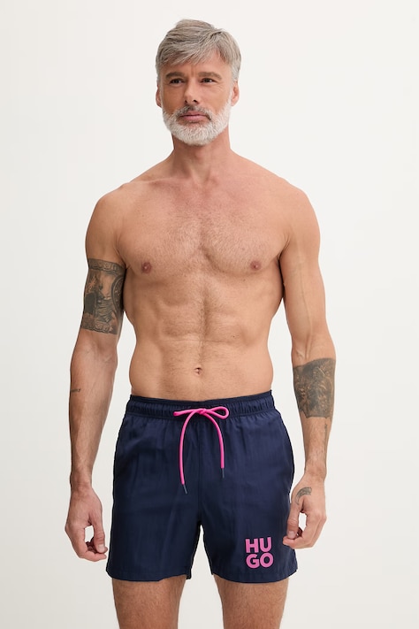 HUGO plavecké šortky pánske PAOLO tmavomodré 50545464