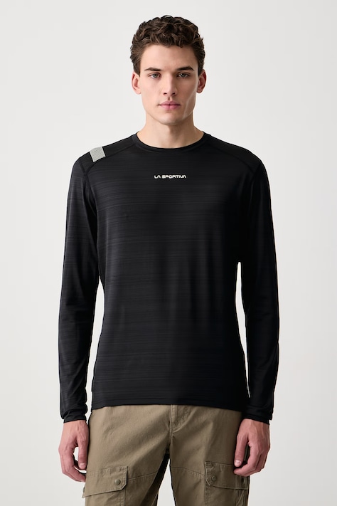 La Sportiva Longsleeve sportowy męski Tour czarny ZASL017