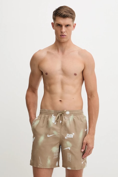 Μαγιό Nike χρώμα: πράσινο, NESSF563