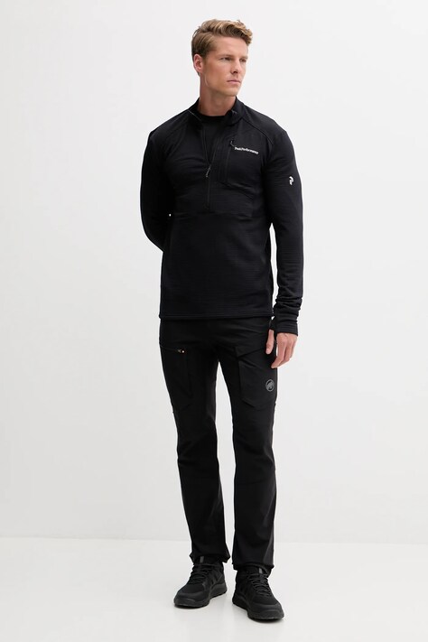 Peak Performance hanorac Trail culoarea negru, uni, G79813