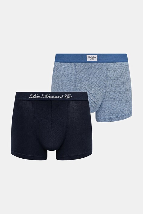 Levi's bokserki 2-pack kolor niebieski 37149-1177