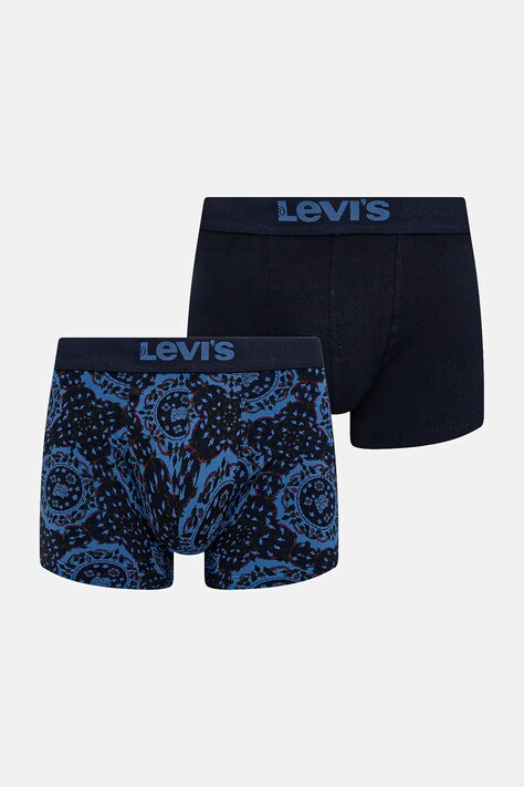Boxerky Levi's 2-pak tmavomodrá farba, 37149-1206