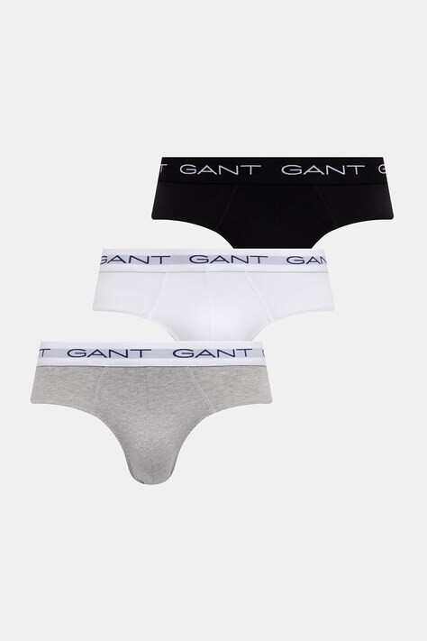 Gant slipy 3-pack kolor szary 900023001