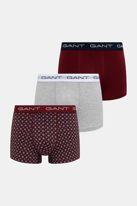 Boksarice Gant 3-pack rdeča barva, 902533053