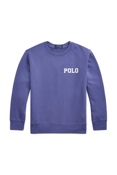 Polo Ralph Lauren bluză culoarea bleumarin, cu imprimeu, 323971314001