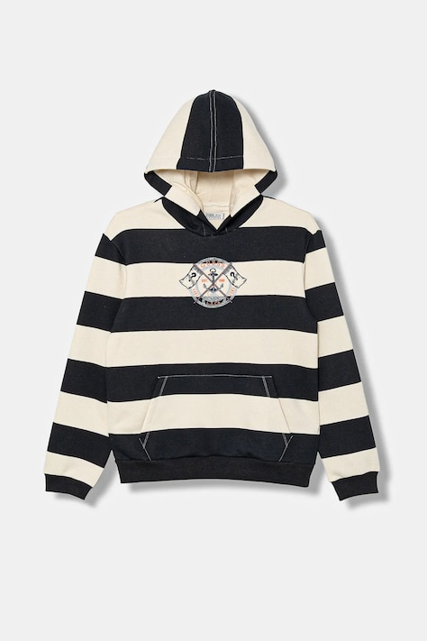 Детская кофта Guess цвет синий с капюшоном узор L5YQ20 K0250