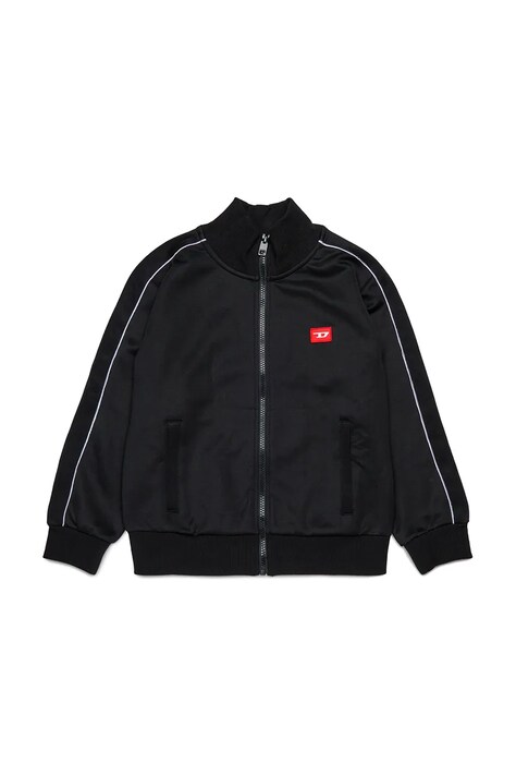 Παιδική μπλούζα Diesel SLOCKD SWEAT-SHIRT χρώμα: μαύρο, J02490