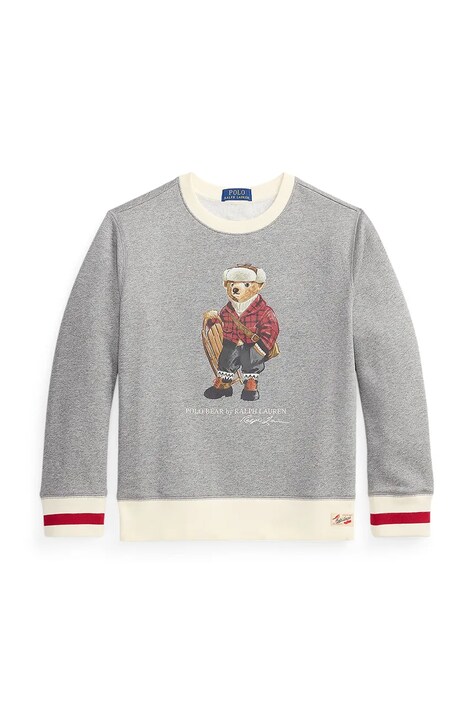 Παιδική μπλούζα Polo Ralph Lauren χρώμα: γκρι, 323981263001