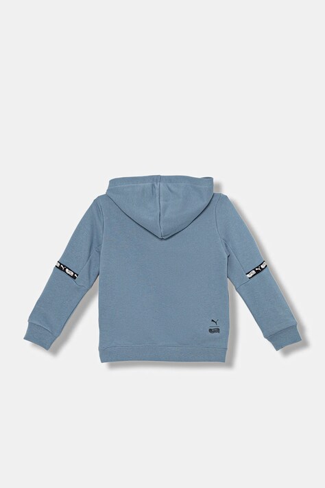 Puma bluza dziecięca PUMA X HOT WHEELS Graphic Hoodie TR kolor niebieski z kapturem z nadrukiem 632396