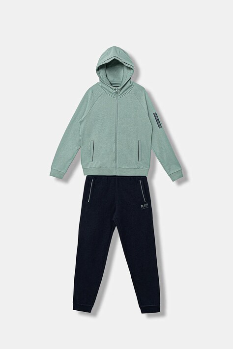 Детский спортивный костюм EA7 Emporio Armani цвет бирюзовый 7B000178 AF10368
