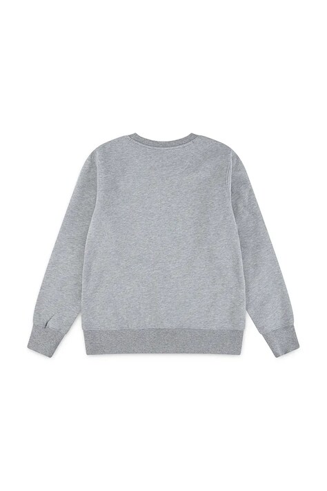 Levi's bluză copii STREAMLINE MONOGRAM CREWNE culoarea gri, melanj, 8EP034