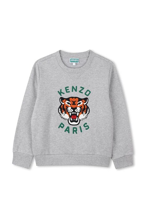 Kenzo Kids felpa in cotone bambino/a colore grigio  K61509