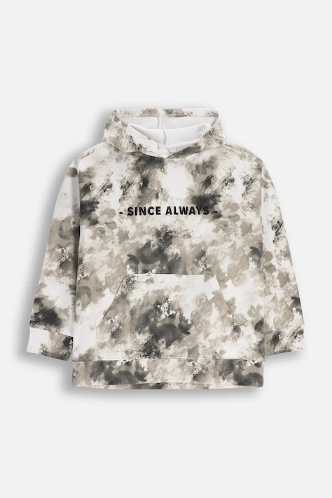 Coccodrillo bluza bawełniana dziecięca kolor multicolor z kapturem YETI BOY JUNIOR