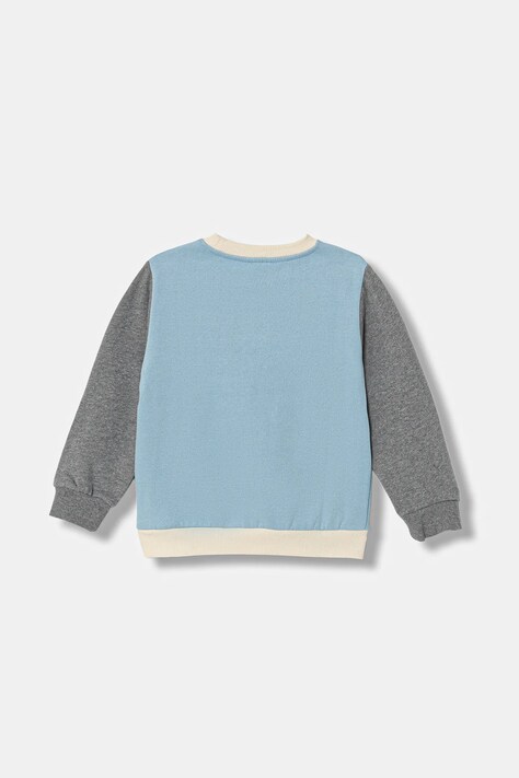 United Colors of Benetton bluza dziecięca kolor niebieski wzorzysta 3EB5G10KS