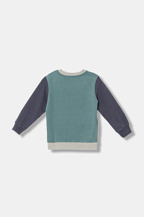 United Colors of Benetton bluza dziecięca kolor turkusowy wzorzysta 3EB5G10KS