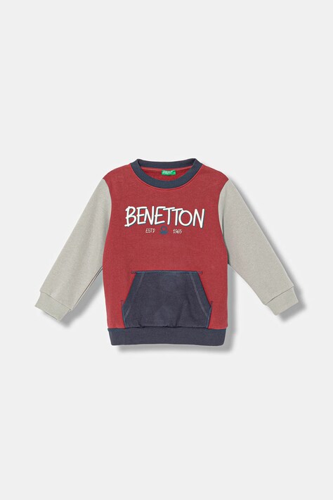 United Colors of Benetton bluza dziecięca kolor multicolor wzorzysta 3EB5G10KS