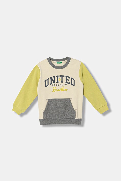 United Colors of Benetton bluza dziecięca kolor multicolor wzorzysta 3EB5G10KS