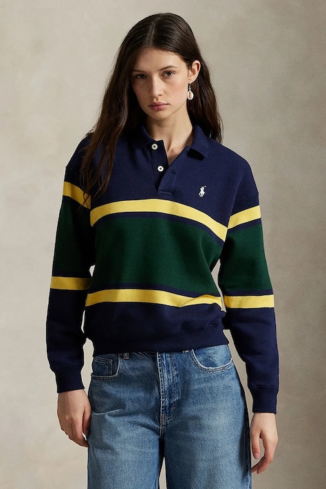 Кофта Polo Ralph Lauren колір синій візерунок 211971755