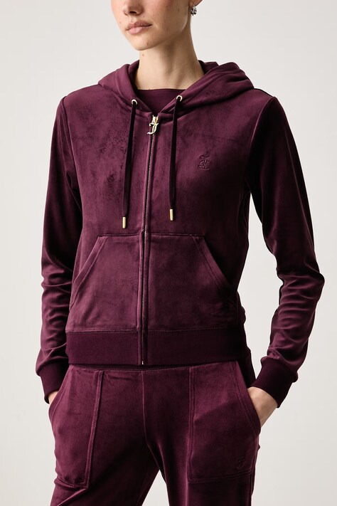 Juicy Couture кофта на застібці з капюшоном жіноча ROBERTSON GOLD — фото 4